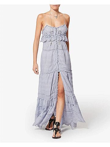 Isabel Marant Paule Dress in Light Blue (view 2)