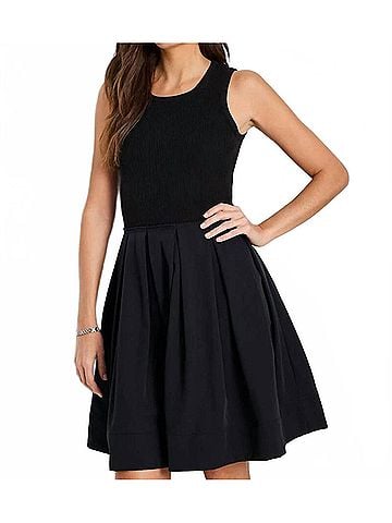 Nic + Zoe Dani Mini Dress in Black Onyx (view 2)