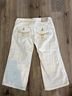 Roxy 100% Cotton White Casual Pants Size 3X - photo 3