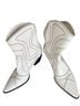 Matisse White Ankle Boots Size 8 1/2 - photo 1