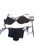 Hurley Print Blue Brown Two Piece Swimsuit Size L - photo 1