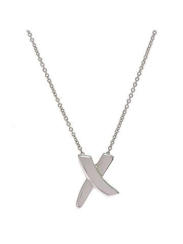 Tiffany & Co. Tiffany &amp; Co. Paloma Picasso Kiss Pendant Women's Necklace, Sterling Silver 925 (view 1)