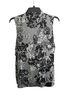 Fashion Bug Floral Black White Sleeveless Blouse Size 2X - photo 1