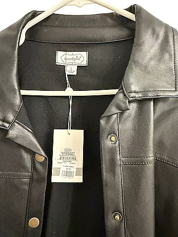 Mud Pie Faux Leather Jacket (view 2)
