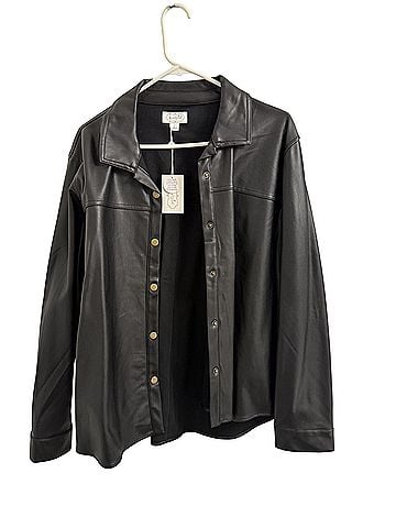 Mud Pie Faux Leather Jacket (view 1)