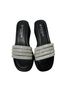Bamboo Black Silver Wedges Size 9 - photo 2