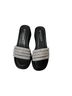 Bamboo Black Silver Wedges Size 9 - photo 1