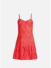 Michael Kors 100% Polyester Orange Cocktail Dress Size 8 - photo 3