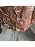 Alfred Dunner 100% Polyester Floral Brown Ivory Blazer Size 14 - photo 5