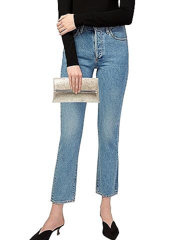 Diane von Furstenberg Leather Clutch (view 1)
