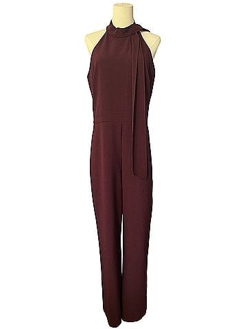 Vince Camuto Sleeveless Bow Tie Mock Neck Jumpsuit (view 1)