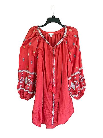 Sundance Boho Embroidered Tunic Mini Casual Dress (view 2)