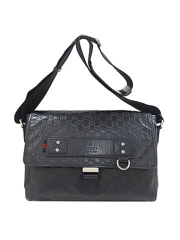 Gucci Gucci 246067 Messenger GG Signature Shima Shoulder Bag Leather Men's GUCCI (view 1)