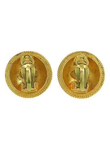 Chanel Chanel Coco Mark Earrings, Metal, Women's CHANEL (view 2)