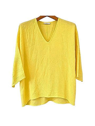 bryn WALKER boxy oversized 3/4 Sleeve T-Shirt (view 1)