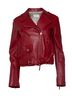 The Row 100% Leather Red The Row, red leather biker jacket Size M - photo 1