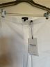 Theory 100% Linen White Casual Pants Size 2 - photo 4