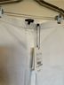 Theory 100% Linen White Casual Pants Size 2 - photo 3