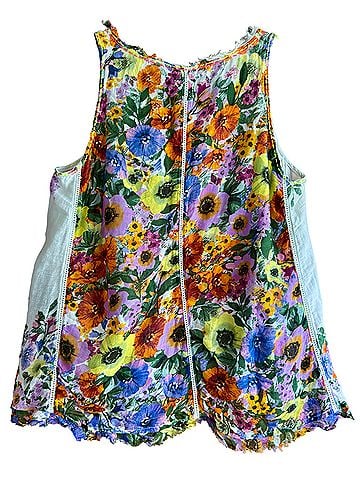 Anthropologie Floral Swing Blouse Sleeveless Blouse (view 2)