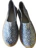 Ellos Floral Blue White Flats Size 9 - photo 1