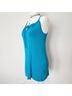 Guess Teal Blue Gold Sleeveless Silk Top Size S - photo 15