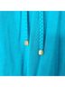 Guess Teal Blue Gold Sleeveless Silk Top Size S - photo 5