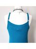 Guess Teal Blue Gold Sleeveless Silk Top Size S - photo 6