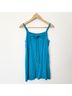 Guess Teal Blue Gold Sleeveless Silk Top Size S - photo 9