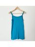 Guess Teal Blue Gold Sleeveless Silk Top Size S - photo 10