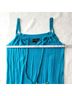 Guess Teal Blue Gold Sleeveless Silk Top Size S - photo 12