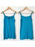 Guess Teal Blue Gold Sleeveless Silk Top Size S - photo 14