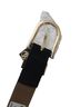 Michael Kors 100% Leather Snake Print Black Belt Size S - photo 2