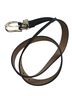 Michael Kors 100% Leather Snake Print Black Belt Size S - photo 1