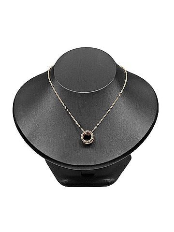 Bvlgari BVLGARI B.zero1 Design Legend Necklace, 18KPG Pink Gold, Diamonds, Approx. 12.6g (view 2)