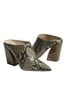 Sam Edelman Snake Print Tan Green Ankle Boots Size 6 - photo 1