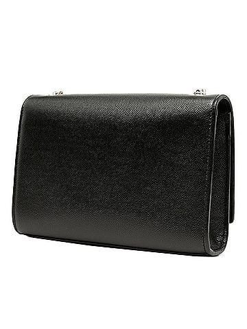 Saint Laurent Saint Laurent Kate Small YSL Logo Chain Shoulder Bag 469390BOW0N1000 Black Silver Leather Women's SAINT LAURENT (view 2)