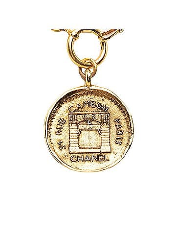Chanel Chanel 31 RUE CAMBON Cambon Vintage Rogue Chain Necklace Gold Plated Women's CHANEL (view 1)