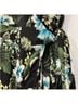 Unique Vintage Floral Black Green Blue Yellow Romper Size XS - photo 4