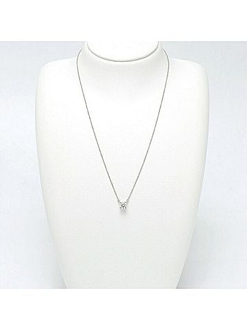 Tiffany & Co. Tiffany &amp; Co. Solitaire Necklace, 0.869ct Diamond, Platinum 950, 41.5 cm (view 2)