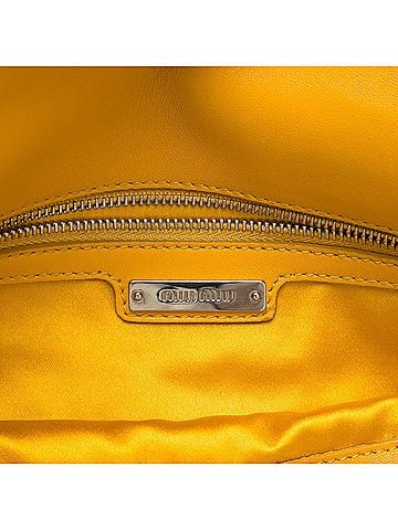 Miu Miu Suede Crystal Chain Satchel (view 2)