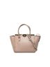 Valentino 100% Leather Brown Small Leather Rockstud Double Handle Tote One size - photo 1