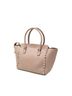 Valentino 100% Leather Brown Small Leather Rockstud Double Handle Tote One size - photo 3
