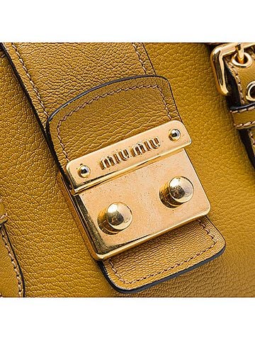 Miu Miu Goatskin Madras Satchel (view 2)