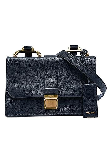 Miu Miu Goatskin Madras Crossbody (view 1)