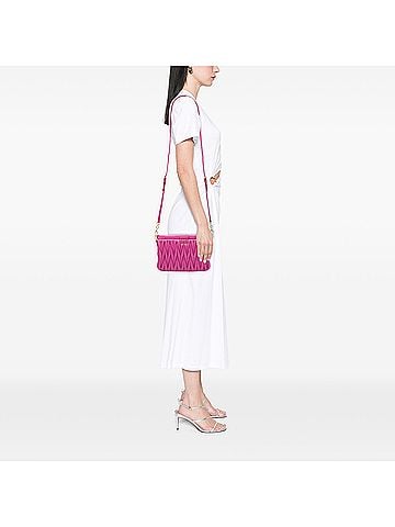 Miu Miu Matelasse Nappa Frame Clutch with Strap (view 2)