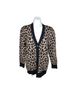 Alice + Olivia Leopard Print Tan Black Cardigan Size M - photo 14
