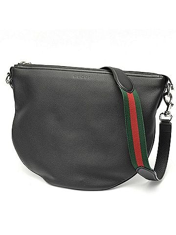 Gucci Gucci Sherry Line Shoulder Bag, 801887, Leather, Black (view 1)