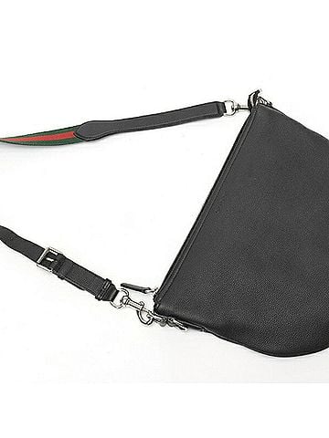 Gucci Gucci Sherry Line Shoulder Bag, 801887, Leather, Black (view 2)