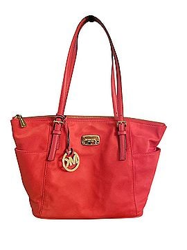 Michael Kors Leather Tote (view 1)