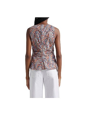 Veronica Beard Aiden Sleeveless Blouse (view 2)